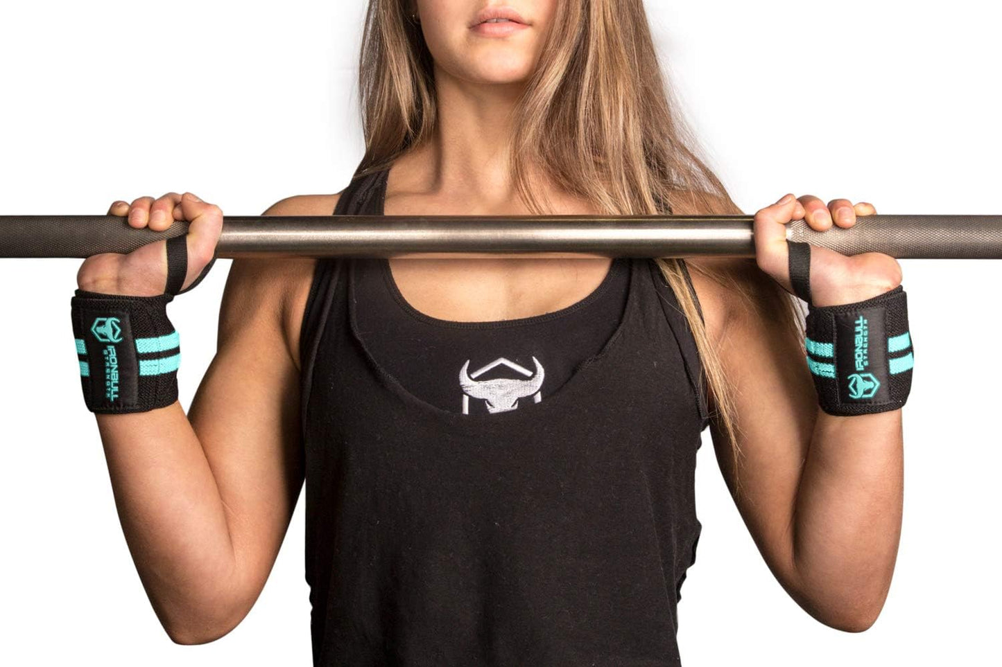 Professional Grade Women's Wrist Wraps with Thumb Loops - 12" Support Brace for Cross Training, Weight Lifting, Powerlifting, and Strength Training