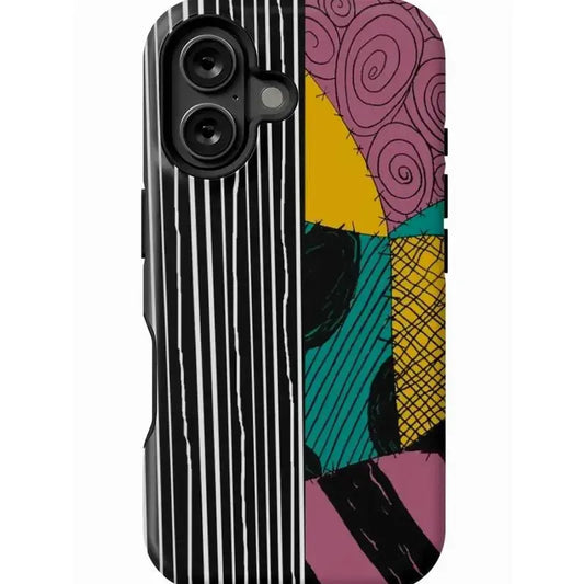 Magnetic Design Nightmare before Christmas Jack and Sally Halloween Phone Case, Tough Protection Cover with Camera Guard, Ios Accessories Fits Iphone 17 Air 17 Promax 16 plus 15 14 13 12 11,Back to School,Back to School Haul