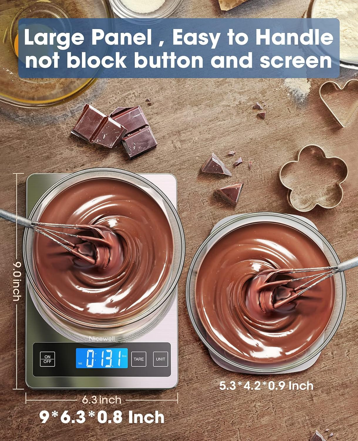Food Scale 22Lb Digital Kitchen Scale for Cooking Baking