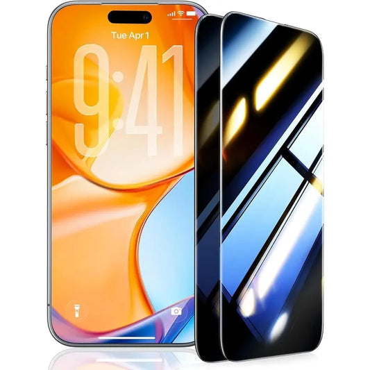 2 Pack Privacy Screen Protector 9H+ Armor for Iphone 17 Pro Max 16 15 14 13 Pro Max plus Military Grade Shatterproof, Privacy Screen Tempered Glass, 100% anti Spy, Longest Durable for Iphone 17 Pro Max