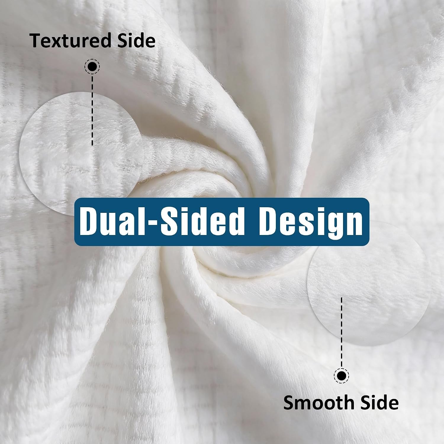 Disposable Face Towels XL, Ultra Soft & Absorbent, 50 Count