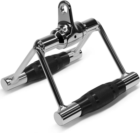 Cable Machine Attachment Set: Double D Handle and Tricep Rope for Home Gym, Supports Up to 880 lbs