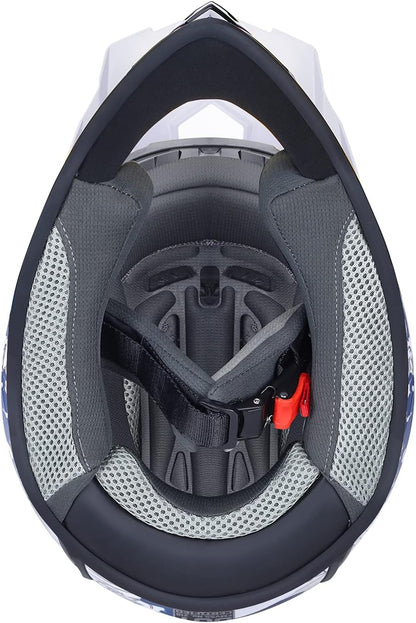 GX623 Youth ATV & Dirt Bike Helmet Combo, DOT