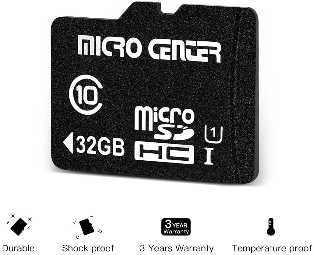 32GB Class 10 Microsdhc Flash Memory Card with Adapter, 5Pack