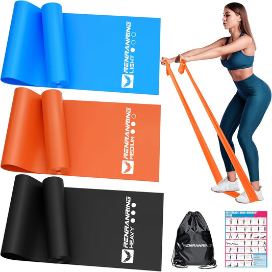 Professional Resistance Bands Set for Strength Training, Physical Therapy, Yoga, Pilates, and Rehabilitation