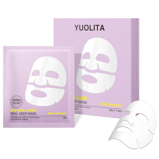 Deep Collagen Jelly Gel Face Mask,Bio-Collagen Facial Mask for Skin