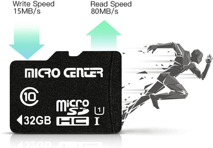 32GB Class 10 Microsdhc Flash Memory Card with Adapter, 5Pack